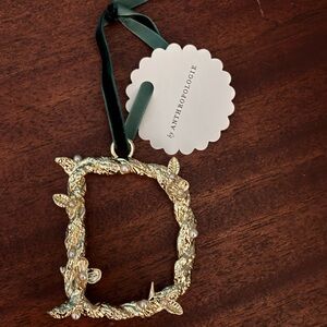 Anthropologie Gold Leaf Brooch